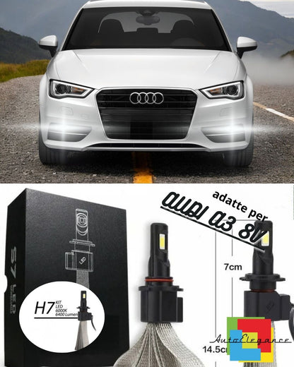 🤍FULL LED KIT AUDI A3 8V H8 FOG LIGHTS CANBUS 6400 LUMEN 6000K🤍 