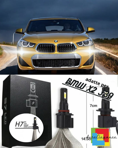 💛FULL LED KIT BMW X2 F39 H8 CANBUS FOG LAMPS 6400 LUMEN 6000K💛 