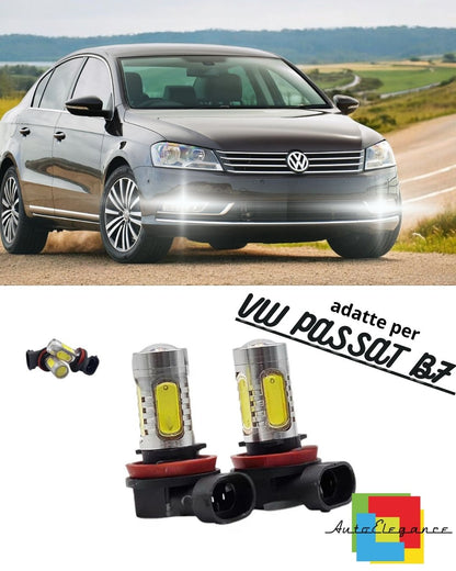 🤩PAIR OF FOG LIGHTS H8 LED CREE COB CANBUS VW PASSAT B7 100% NO ERROR🤩 