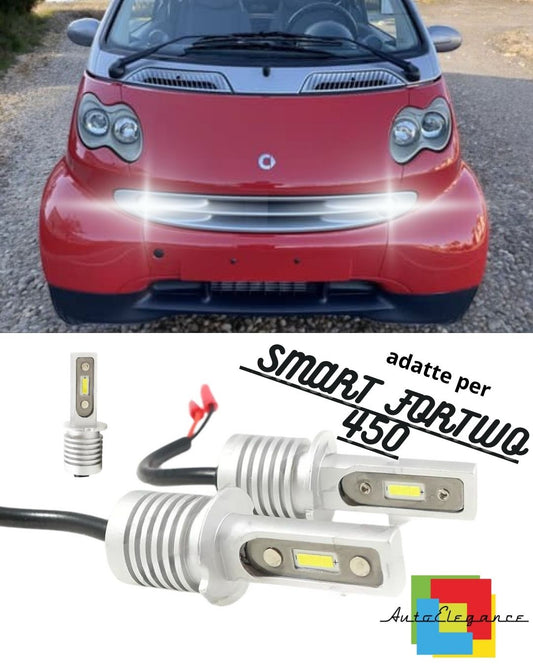 ⭐SMART FORTWO 450 LED FOG LIGHT KIT LED LAMPS H3 XENON WHITE 10000 LUMEN⭐ 