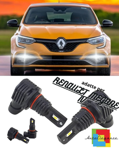 ✨H16 6000K WHITE LED FOG LIGHT KIT FOR RENAULT MEGANE IV ULTRA COMPACT✨ 
