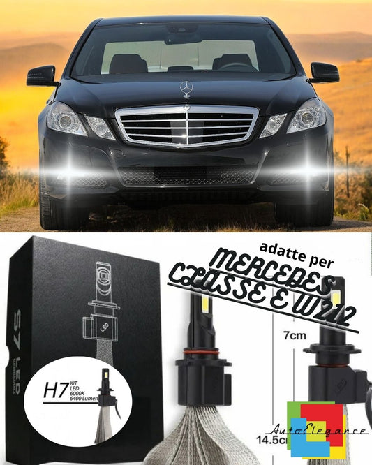 💯FULL LED KIT MERCEDES E CLASS W212 H11 FOG LIGHTS CANBUS6400 LUMEN💯 