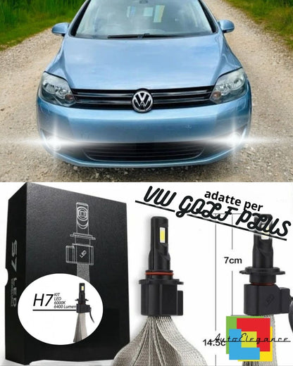😎KIT FULL LED VW GOLF PLUS LAMPADE HB4 FENDINEBBIA CANBUS 6400 LUMEN😎