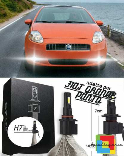 ✨KIT FULL LED FIAT GRANDE PUNTO ANABBAGLIANTI ABBAGLIANTI POSIZIONE FENDINEBBIA✨