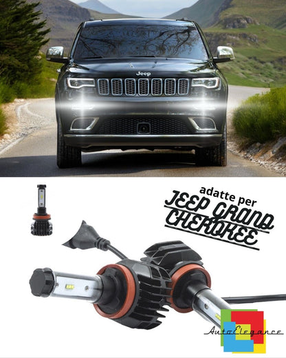 😍KIT LED H11 6000K CANBUS 9800 LUMEN FOG LIGHTS JEEP GRAND CHEROKEE😍 
