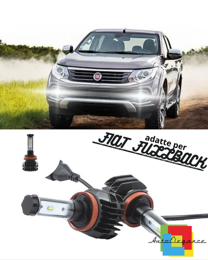 🤩H8 6000K CANBUS XENON LED KIT 9800 LM LUMEN FOG LIGHT FOR FIAT FULLBACK🤩 
