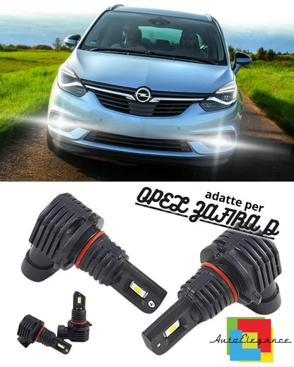 🔥KIT LED H8 6000K BIANCO CANBUS FENDINEBBIA PER OPEL ZAFIRA D ULTRA COMPATTE🔥