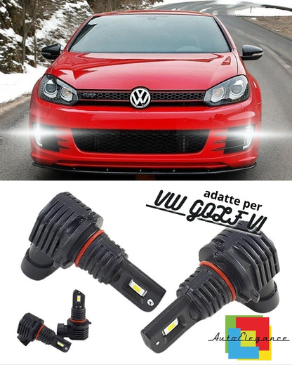 😍KIT LED H8 6000K CANBUS FENDINEBBIA PER VW GOLF VI CON FENDINEBBIA H8😍