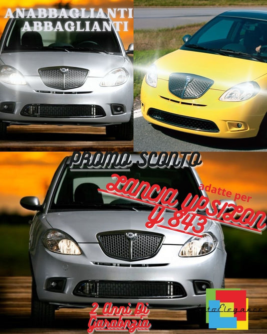 🔥FULL LED HEADLIGHT KIT LANCIA YPSILON Y 843 LOW BEAM HIGH BEAM 6000K🔥 