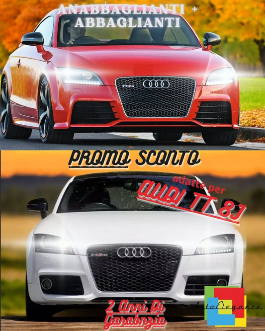 💎KIT FARI FULL LED CANBUS AUDI TT 8J ANABBAGLIANTI ABBAGLIANTI POSIZIONE 6000K💎