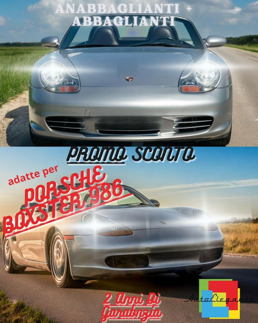 PORSCHE BOXSTER 986 FULL LED HEADLIGHT KIT LOW BEAM HIGH BEAM CANBUS 