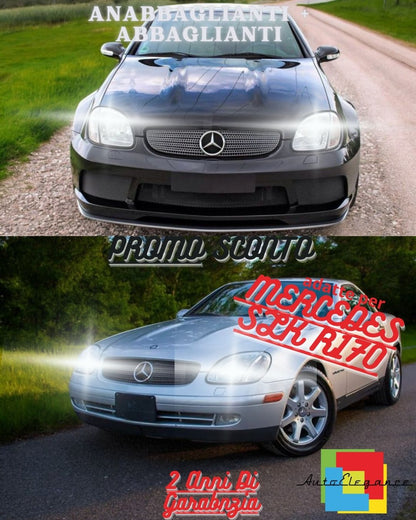 🤩FULL LED HEADLIGHT KIT MERCEDES SLK R170 LOW BEAM + HIGH BEAM + POSITION🤩 