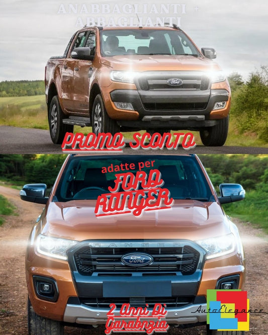🧡FORD RANGER LED HEADLIGHT KIT LOW BEAM + HIGH BEAM + CANBUS DAYTIME LIGHT🧡 