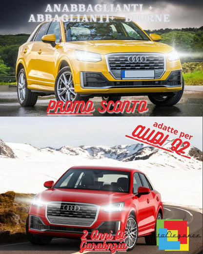 ⭐AUDI Q2 FULL LED HEADLIGHT CONVERSION KIT LOW BEAM HIGH BEAM DAYTIME LIGHTS⭐ 