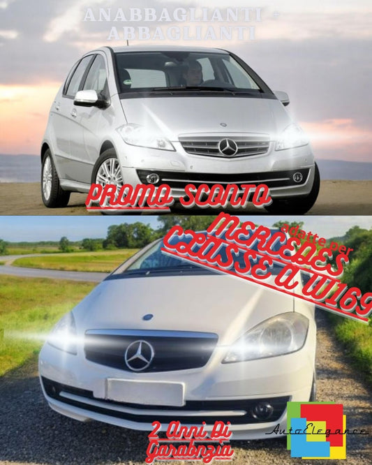 🤍LED KIT MERCEDES A CLASS W169 LOW BEAM HIGH BEAM CANBUS LIGHTS🤍 