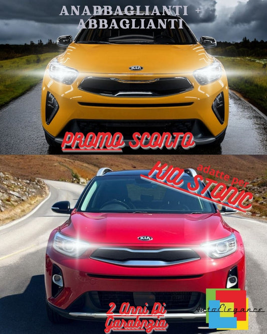 😎KIA STONIC FULL LED HEADLIGHT KIT LOW BEAM HIGH BEAM + TURNING LIGHTS 6000K😎 