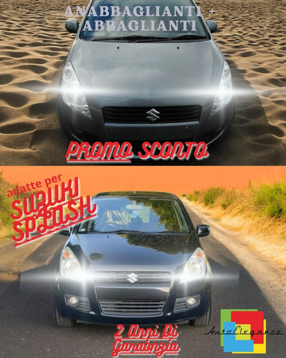 😍SUZUKI SPLASH LED HEADLIGHT KIT LOW BEAM HIGH BEAM POSITION LIGHTS 6000K😍 