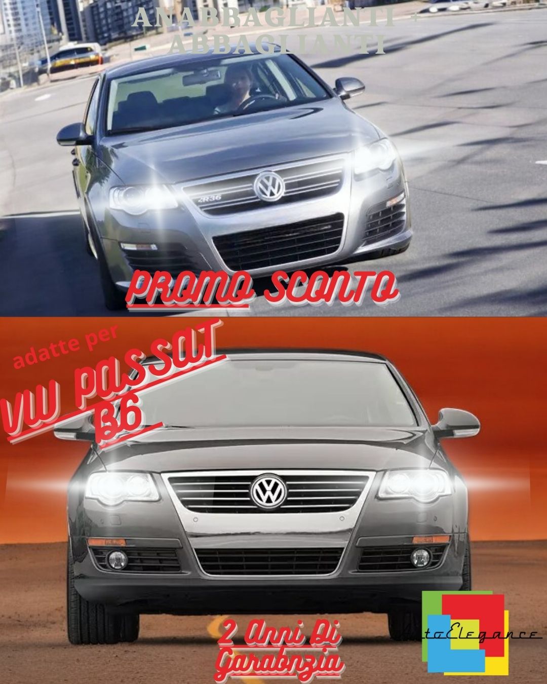 ⭐FULL LED HEADLIGHT KIT VW ​​PASSAT B6 LOW BEAM HIGH BEAM POSITION LED CANBUS⭐ 