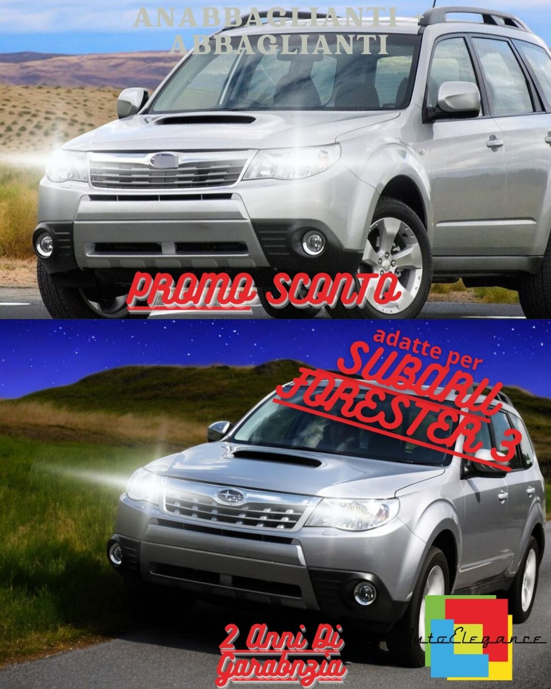 ❤️CANBUS LED HEADLIGHT KIT FOR SUBARU FORESTER3 LOW BEAM HIGH BEAM POSITION❤️ 