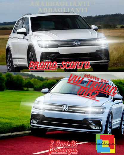 🤩KIT FARI LED VW TIGUAN MK2 ANABBAGLIANTI ABBAGLIANTI LUCI PORTALAMPADE🤩