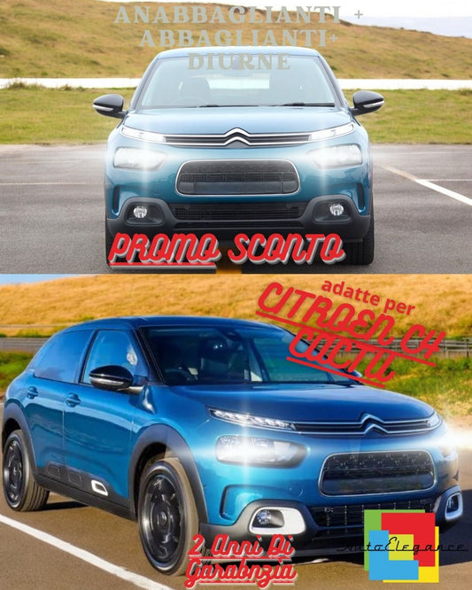 CITROEN C4 CACTUS FULL LED HEADLIGHT KIT LOW BEAM H7 + HIGH BEAM H1 CANBUS