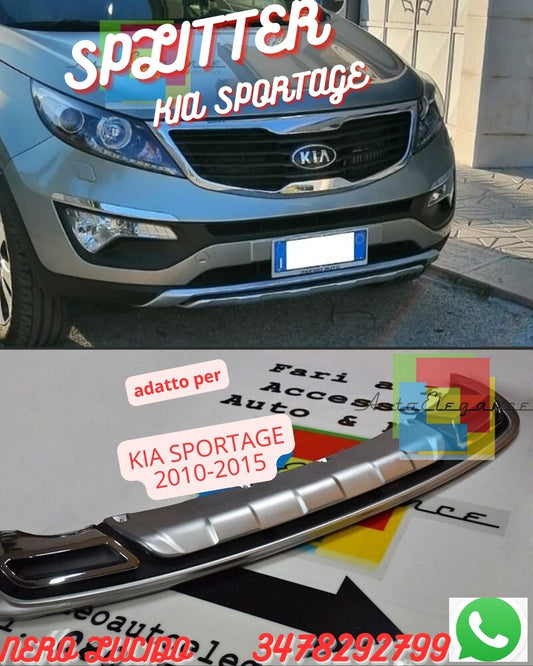 ⭐FRONT + REAR BUMPER UNDER KIT ✅SUITABLE FOR KIA SPORTAGE 2010-2015⭐ 