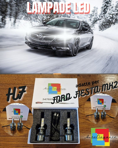 Kit Lampadine LED per Opel Insignia A fino al 2013 ANABBAGLIANTI CANbus Ghiaccio