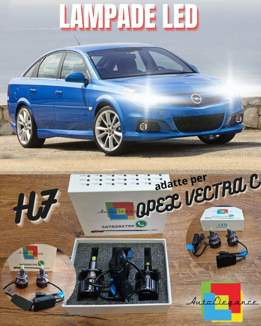 Kit Luci LED per Opel ZAFIRA B ANABBAGLIANTI H7 CANbus Bianco Puro 6500K 12000LM