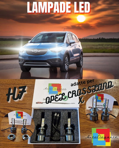 Lampade LED H7 per Opel CROSSLAND X ANABBAGLIANTI H7 CANbus Bianco Puro 6500K