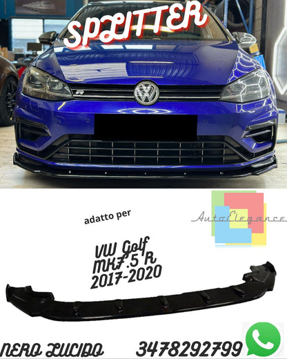 SPLITTER ADATTO PER VW Golf MK7.5 R 2017-2020