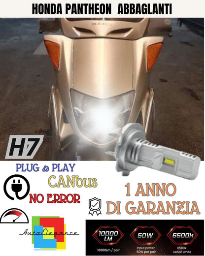 LAMPADA LED H7 3000 LUMEN CANBUS HONDA PANTHEON 2003-2006 ABBAGLIANTE 6000K