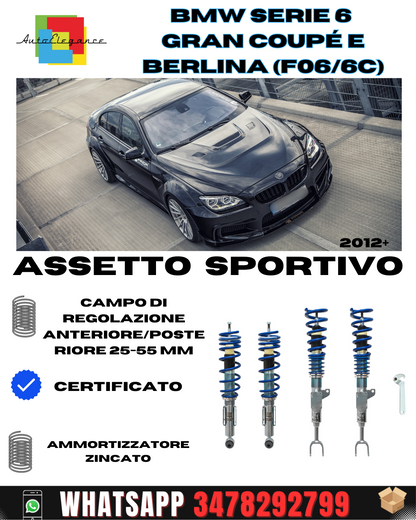 BlueLine sports suspension suitable for BMW 6 Series Gran Coupé and Sedan F06 