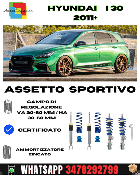 BlueLine sports suspension suitable for Hyundai i30 2011+