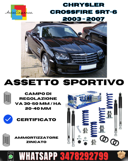 BlueLine Sport Suspension Suitable for Chrysler Crossfire SRT-6 2003-2007 