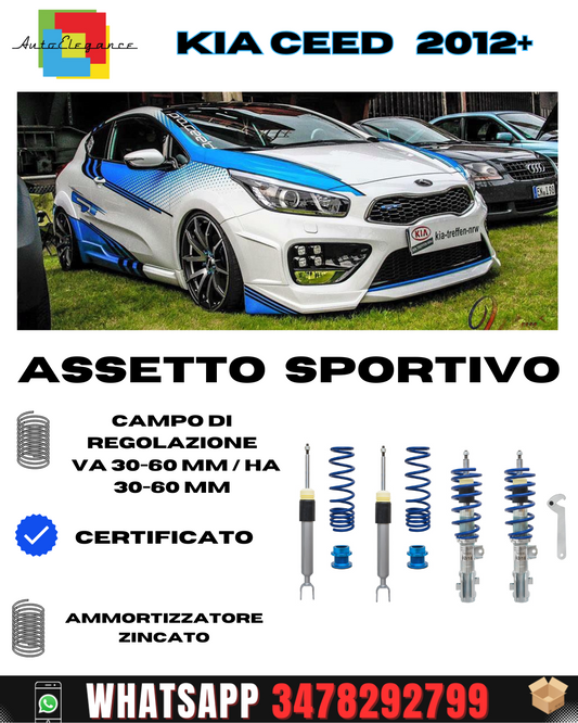 BlueLine Sports Suspension suitable for Kia Ceed 2012+ 