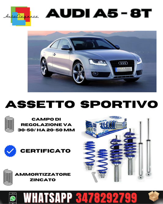 Sports suspension suitable for Audi A5 8T 