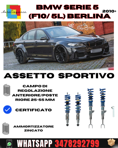 BlueLine sports suspension suitable for BMW 5 series (F10/ 5L) sedan 2010+ 