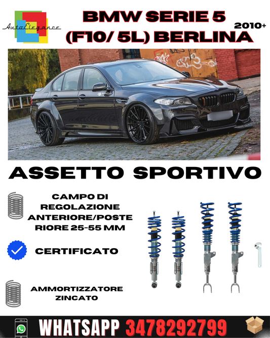 BlueLine sports suspension suitable for BMW 5 series (F10/ 5L) sedan 2010+ 