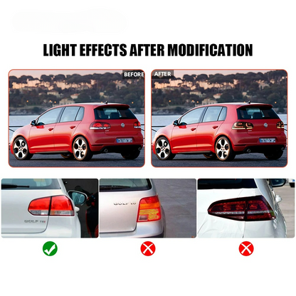 💎HEADLIGHTS SUITABLE FOR VW golf6 mk6 R20 2008-2013 RED💎