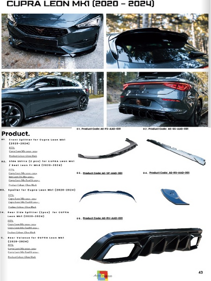 💫Bodykit adatto per Cupra Leon MK1 2020-2024💫