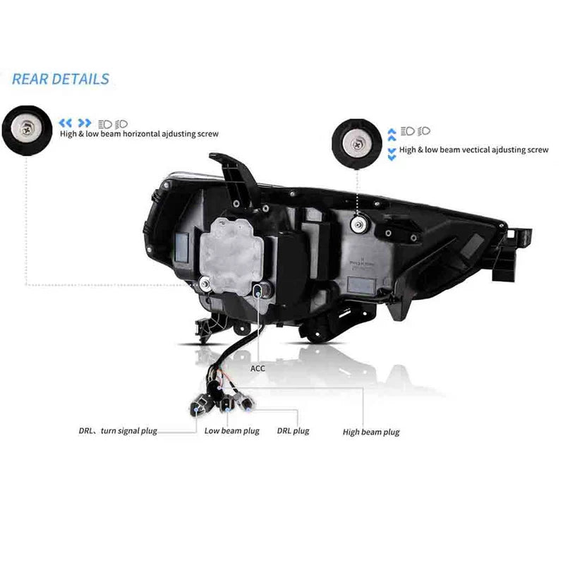 LED Headlights for Toyota 4Runner 2014-2024 