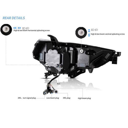 LED Headlights for Toyota 4Runner 2014-2024 