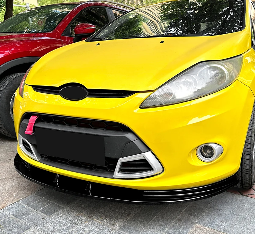 💕ART.8347 SPLITTER For Ford Fiesta MK7 2008-2012 NERO  LUCIDO  💕