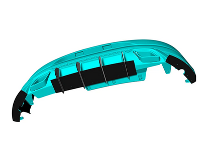 💕ART.8351 SPLITTER POSTERIORI  Renault Megane GT Style 2015 - 2020  💕