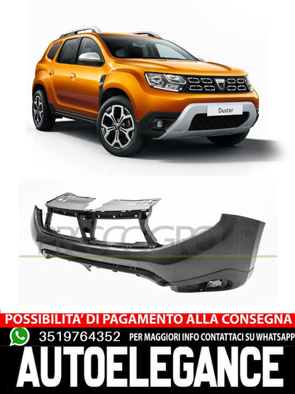 Prasco Bumper for Dacia SMOOTH BLACK TO BE PRIMED 620228952R 