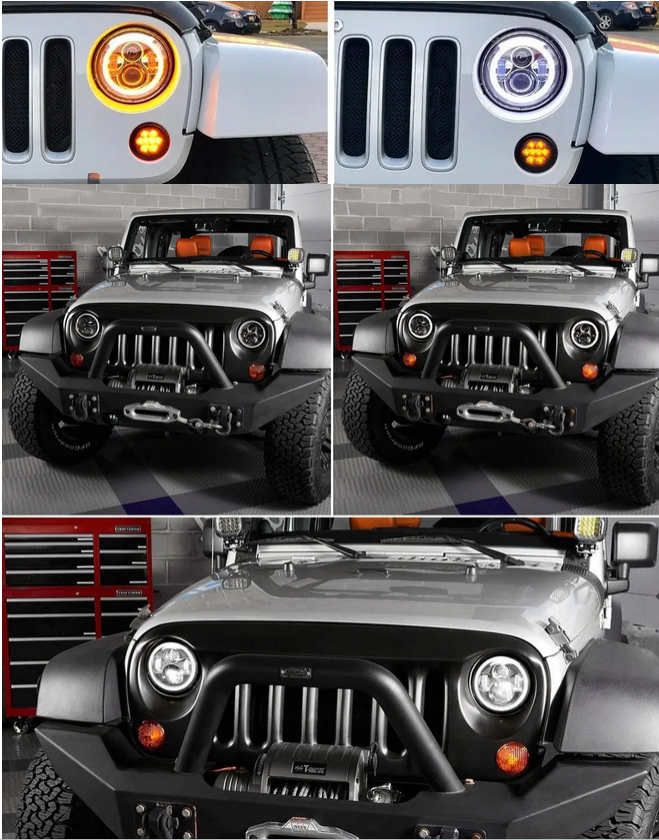 ART.4977  FARI  ANTERIORI   Land Rover Defender 90