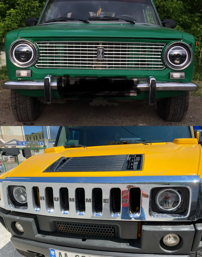 ART.4977  FARI  ANTERIORI   Land Rover Defender 90