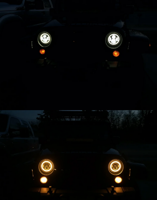 ART.4977  FARI  ANTERIORI   Land Rover Defender 90