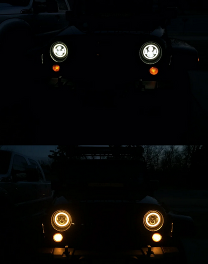 ART.4977  FARI  ANTERIORI   Land Rover Defender 90