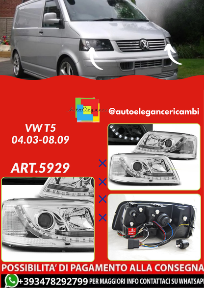 ART.5929  FARI  ANTERIORI VW T5 04.03-08.09